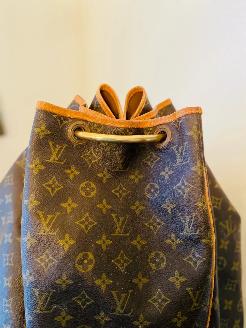 Vintage Louis Vuitton Monogram Canvas Marin Duffel Bag - Brown & Tan
